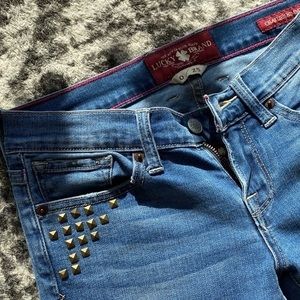 Lucky brand size 0/25 Charlie skimmer Jean LIKE NEW